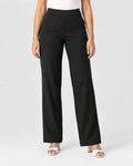 Pantalon Large Femme Taille Haute Droit avec Poches – Pantalon Tailleur Chic et Décontracté | Aviilane