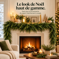 Guirlande de Noël Artificielle Réaliste 2,70 m pour Cheminée et Escalier – Lot de 2, 3 ou 4